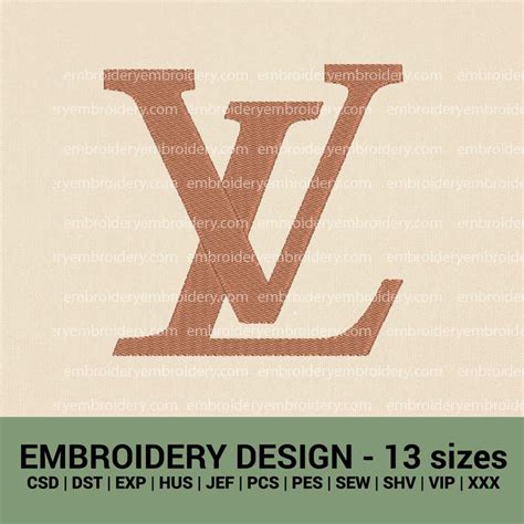 embroidery lv|louis vuitton embroidery design.